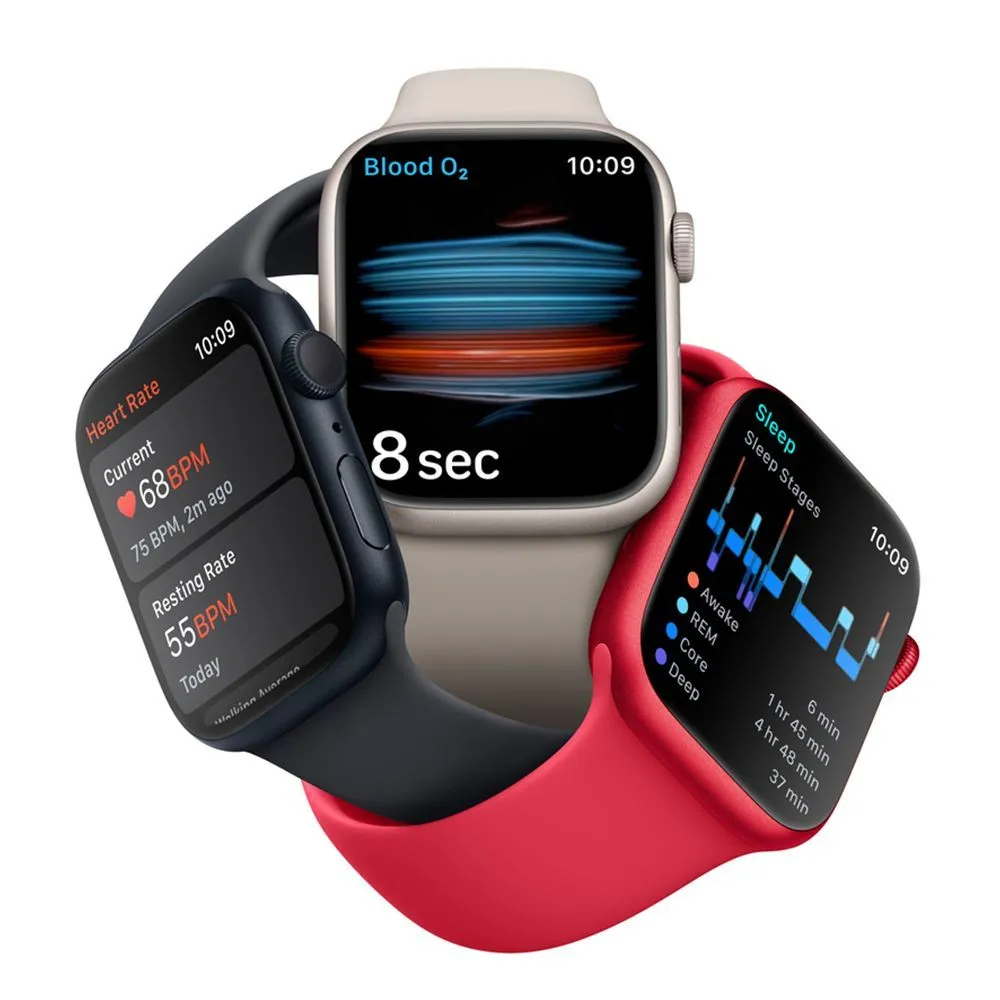 Apple Watch Series 8 41mm (GPS) Red Aluminum Case with Red Sport Band (MNP73) — изображение 5