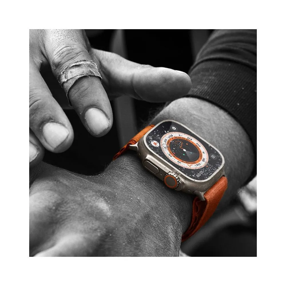 Apple Watch Ultra 49 mm (GPS+Cellular) Titanium Case Orange Alpine Loop (S) (MNHH3/MNHA3) — изображение 4