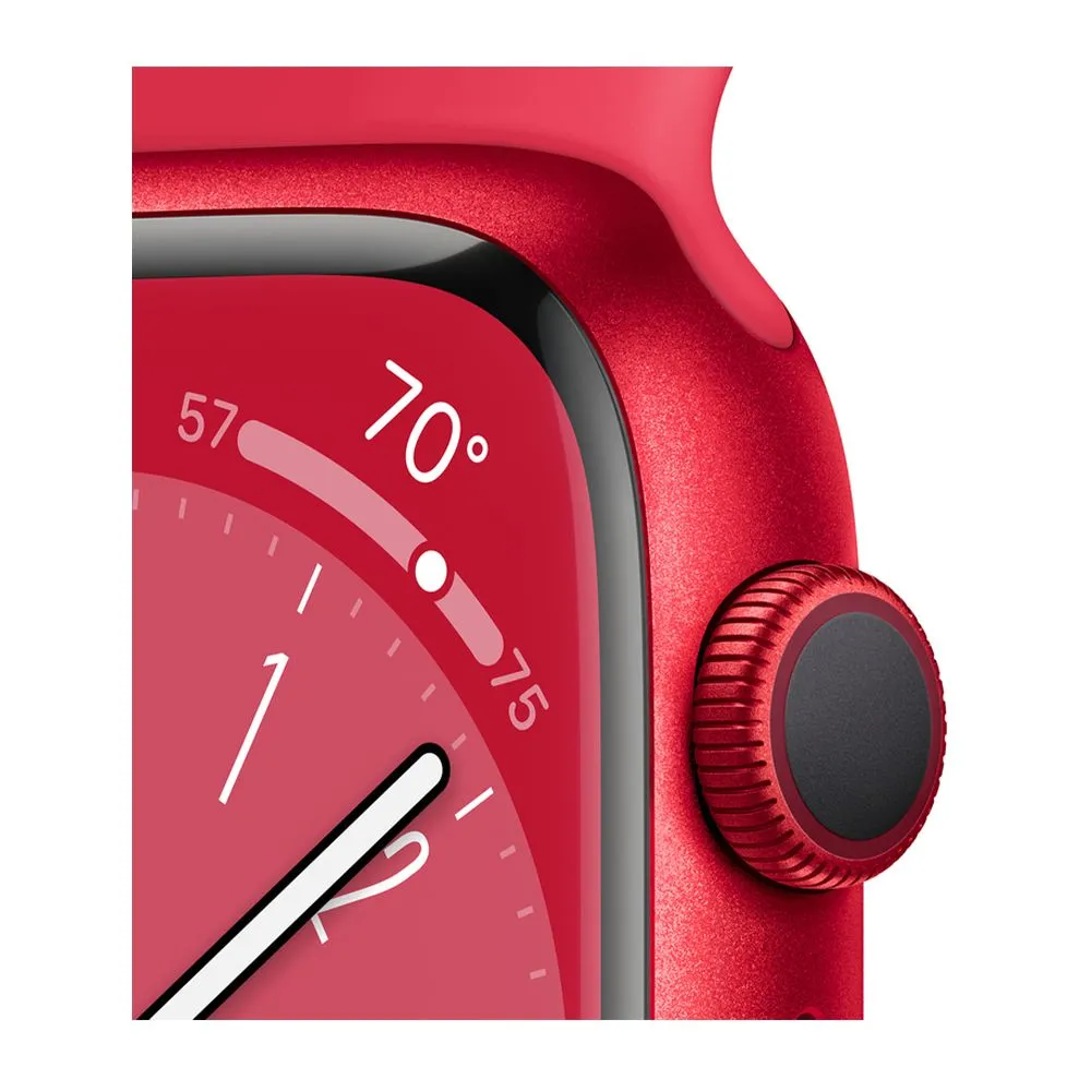 Apple Watch Series 8 45mm (GPS) Red Aluminum Case with Red Sport Band (S/M) (MNUR3) — изображение 3