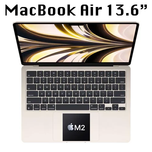 Apple MacBook Air 13 with Retina True Tone Mid 2022 M2 8С 8/256Gb (Starlight ) (MLY13) — изображение 4