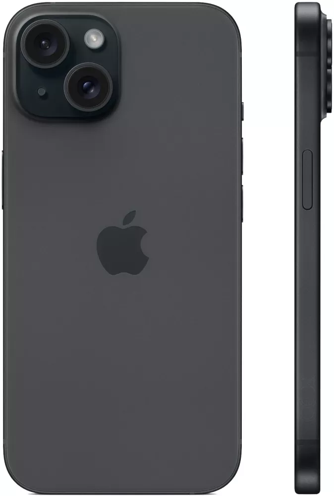 Смартфон Apple iPhone 15 128 GB (чёрный)