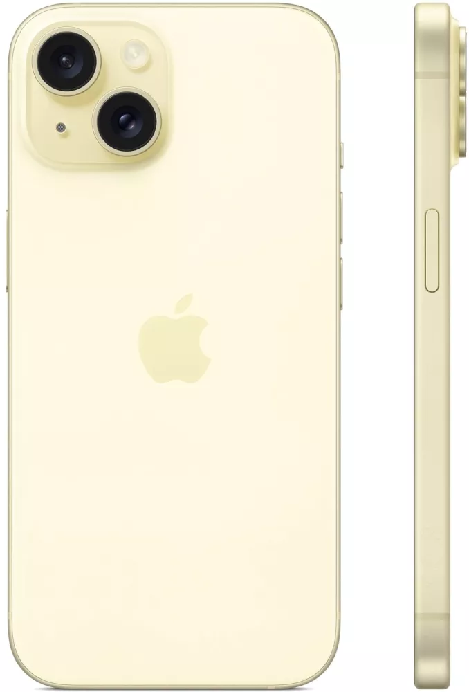 Смартфон Apple iPhone 15 512 GB (жёлтый)